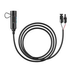 BLUETTI P090D external battery connection cable coiled with connectors