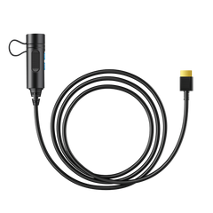 BLUETTI P090D external battery connection cable coiled with connectors