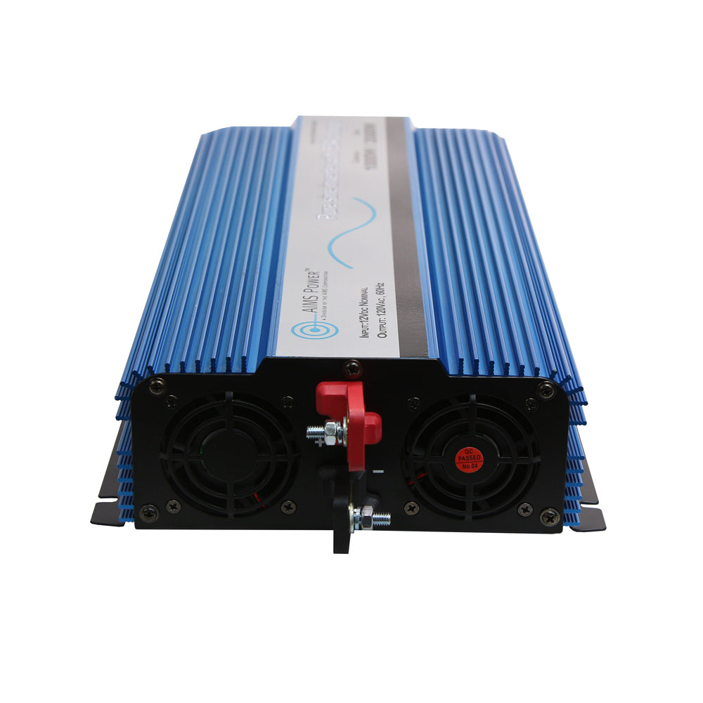 AIMS Power 1000W Pure Sine Inverter Charger 12V, 25A/55A Charger - view 3