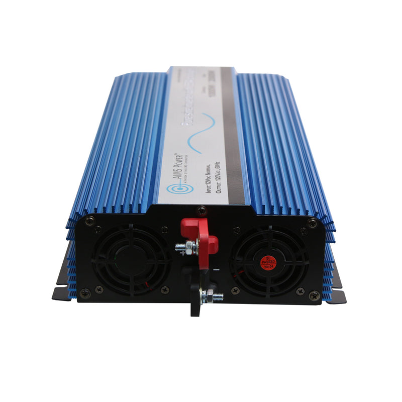 AIMS Power 1000W Pure Sine Inverter Charger 12V, 25A/55A Charger - view 3