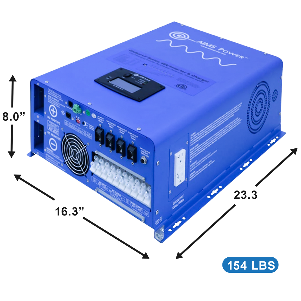 AIMS Power Outpost Kit: 3960W Solar, 12kW Inverter Charger, 28.8kWh - view 4