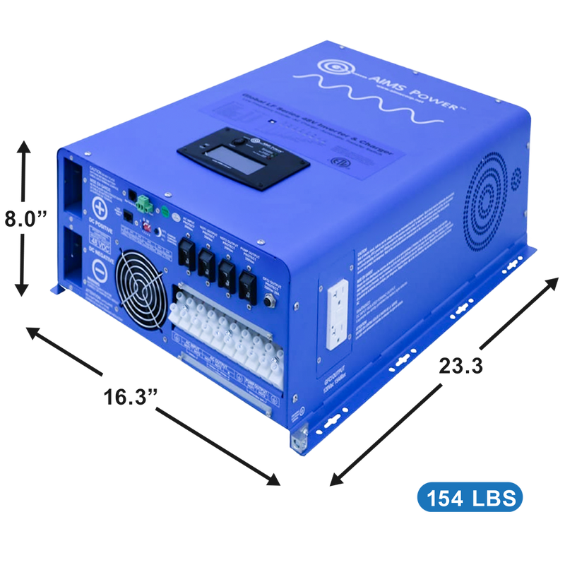 AIMS Power Outpost Kit: 3960W Solar, 12kW Inverter Charger, 28.8kWh - view 4