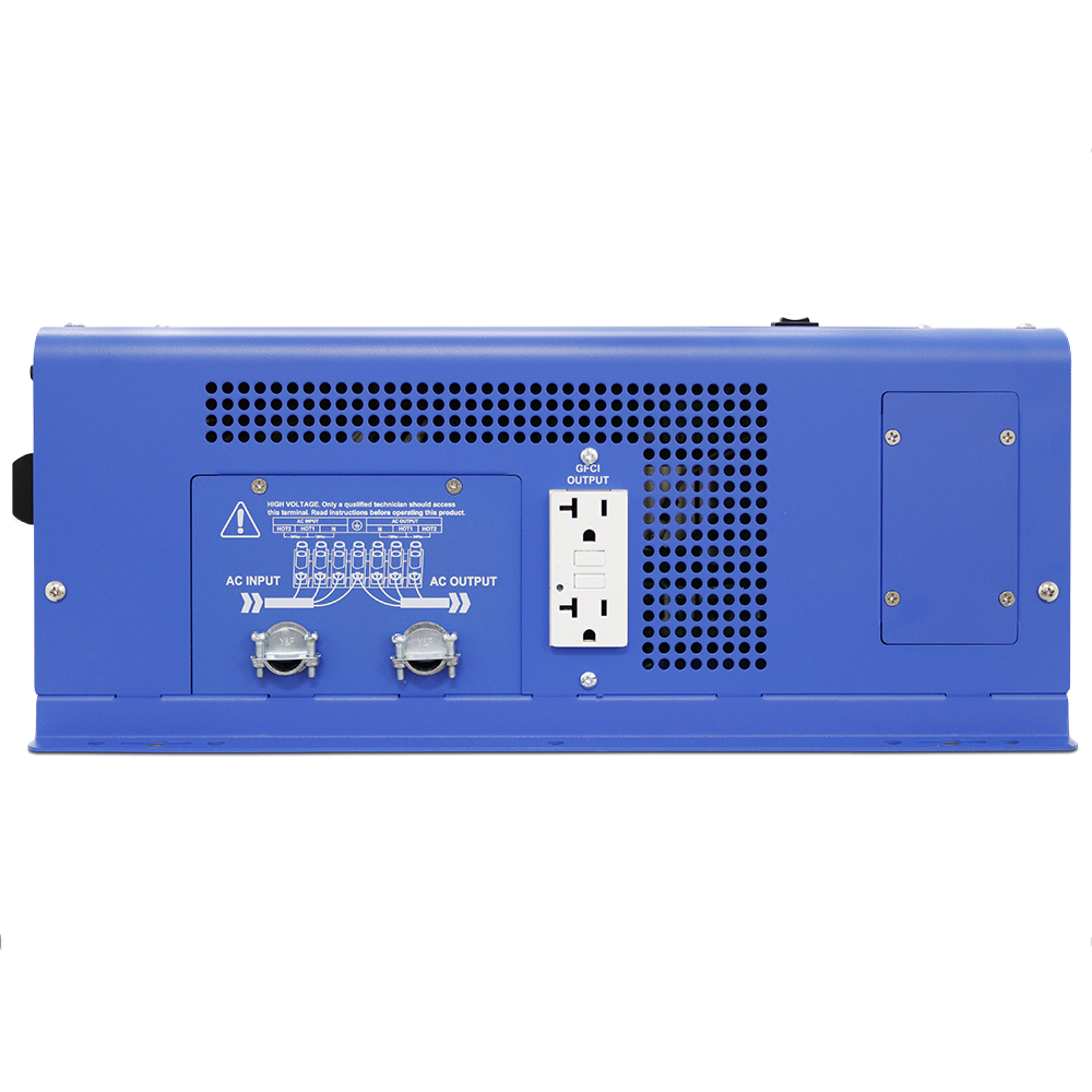 AIMS Power 3000W Pure Sine Inverter Charger 12V with 30A/50A Bypass - view 4