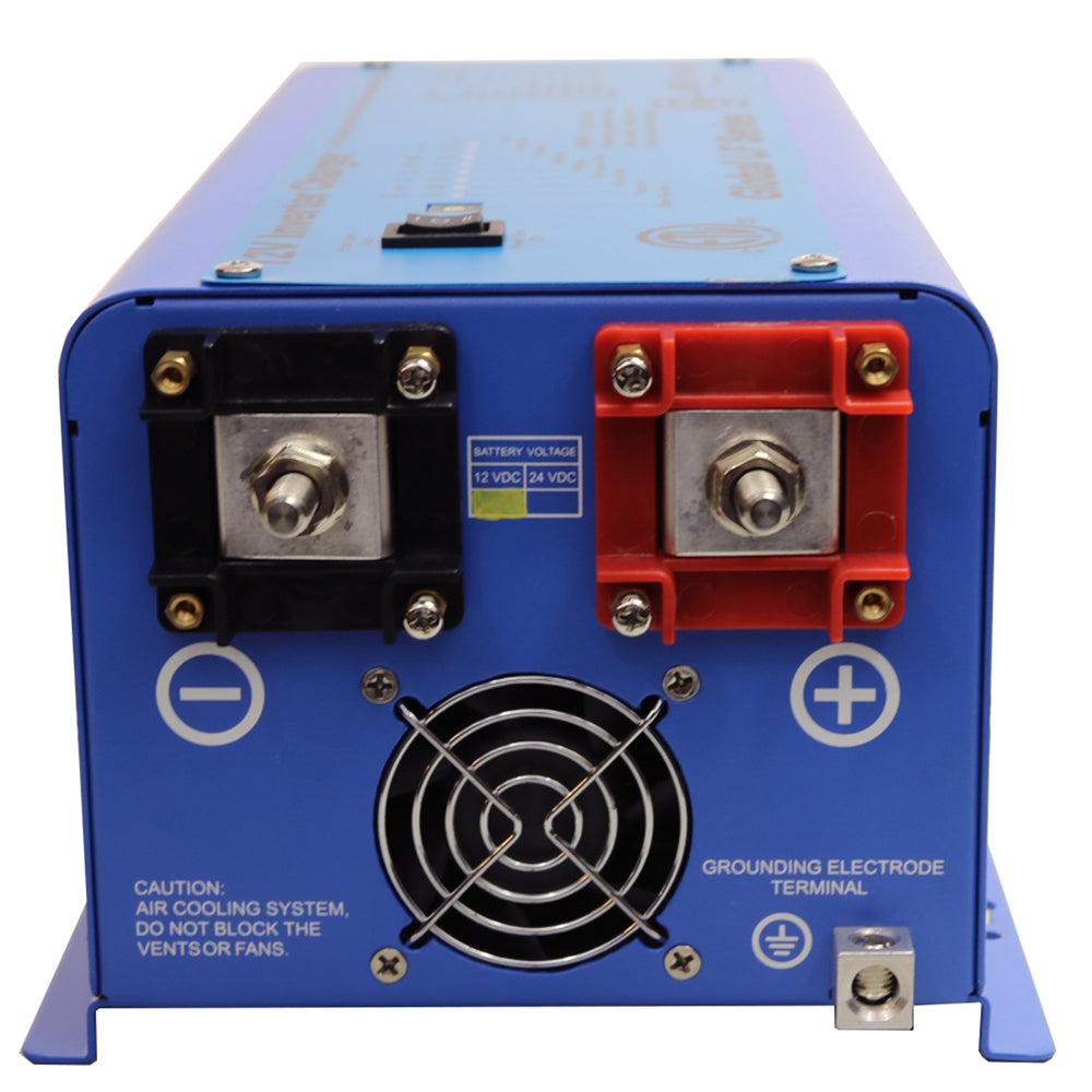 AIMS Power 600W Pure Sine Inverter Charger 12V, Transfer Switch, ETL - view 3