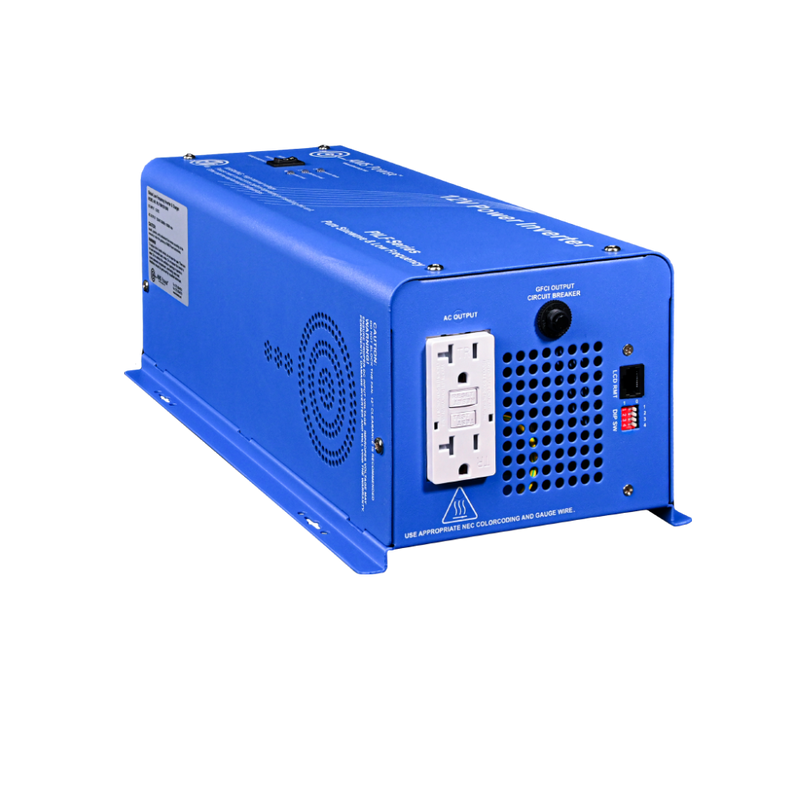 AIMS Power 1500W Low Frequency Pure Sine Inverter 12V, 300% Surge