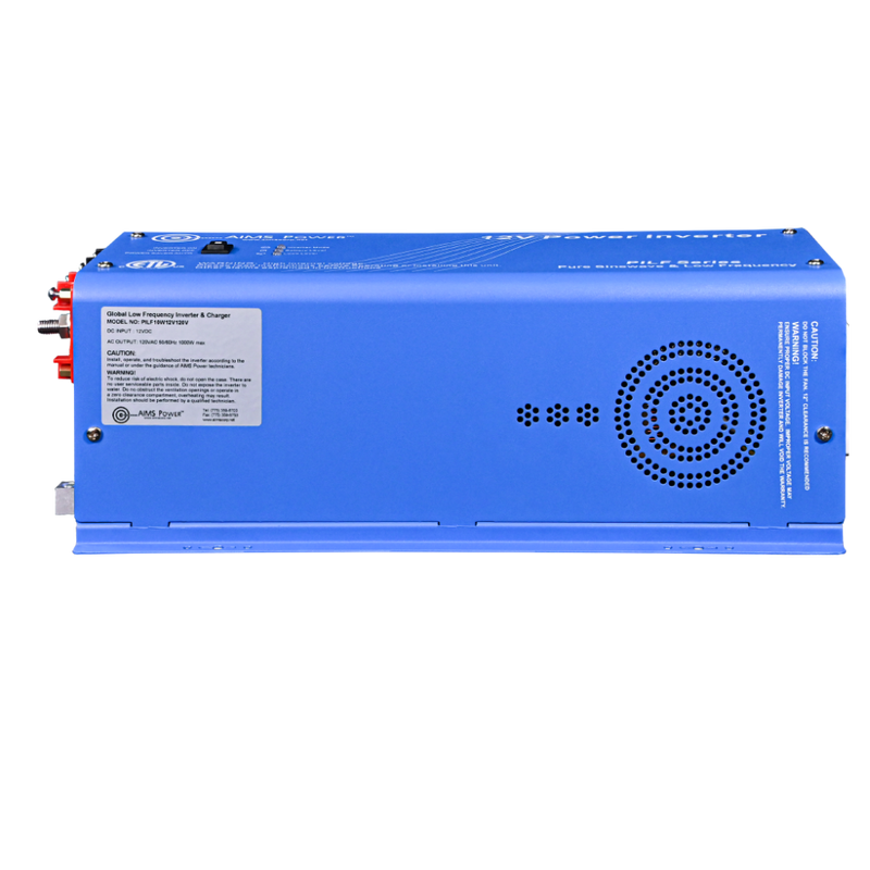 AIMS Power 1500W Low Frequency Pure Sine Inverter 12V, 300% Surge - view 5