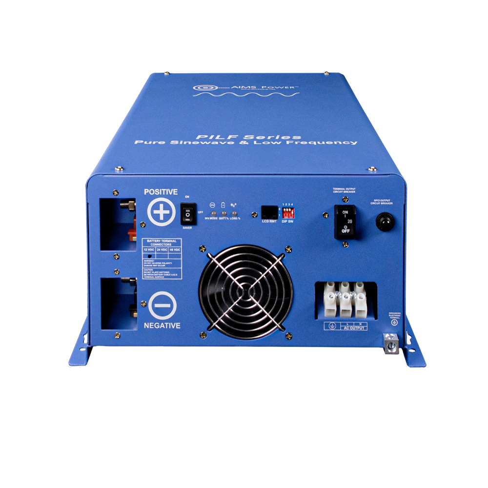 AIMS Power 3000W Low Frequency Pure Sine Inverter 12V, 300% Surge