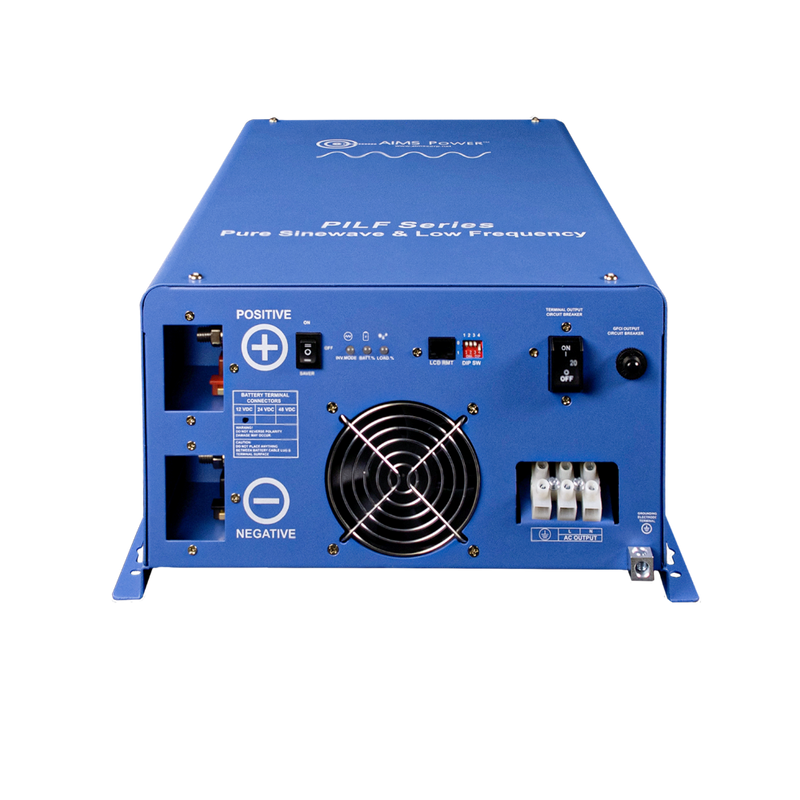AIMS Power 3000W Low Frequency Pure Sine Inverter 12V, 300% Surge