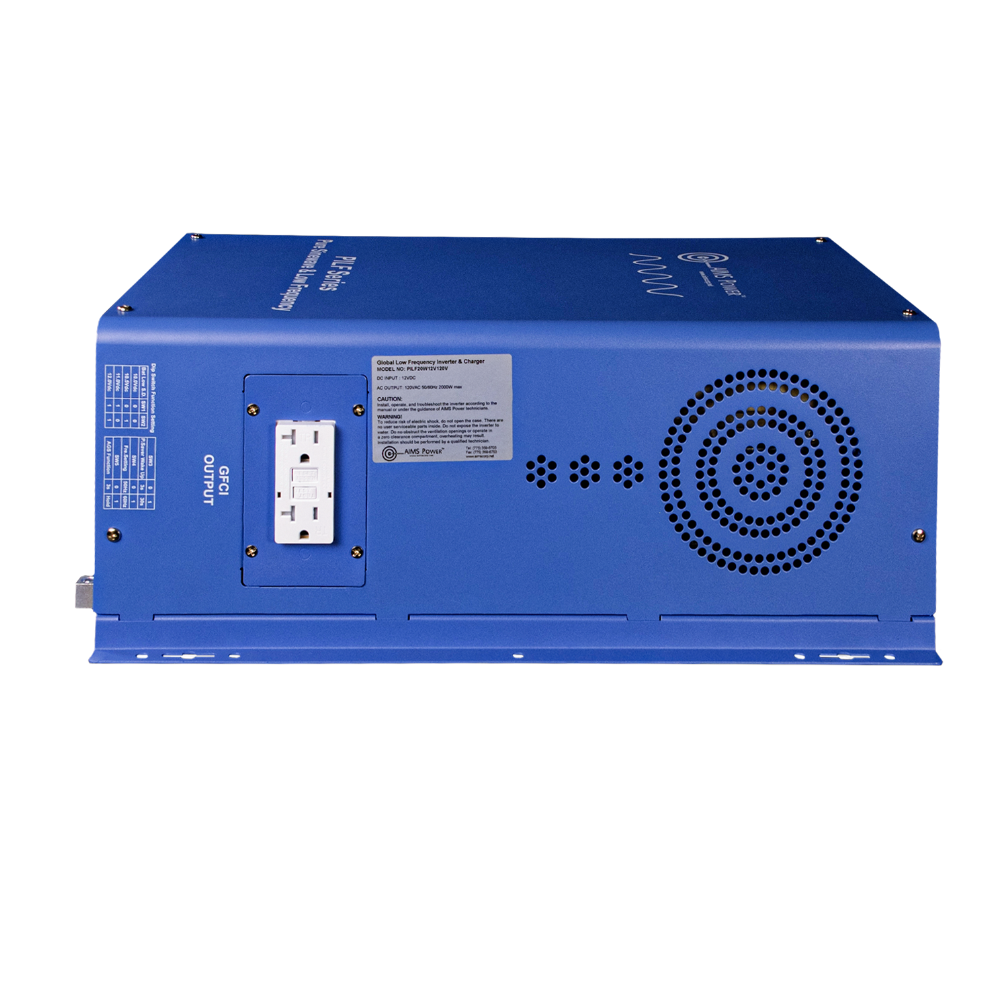 AIMS Power 2000W Low Frequency Pure Sine Inverter 12V, 300% Surge - view 4