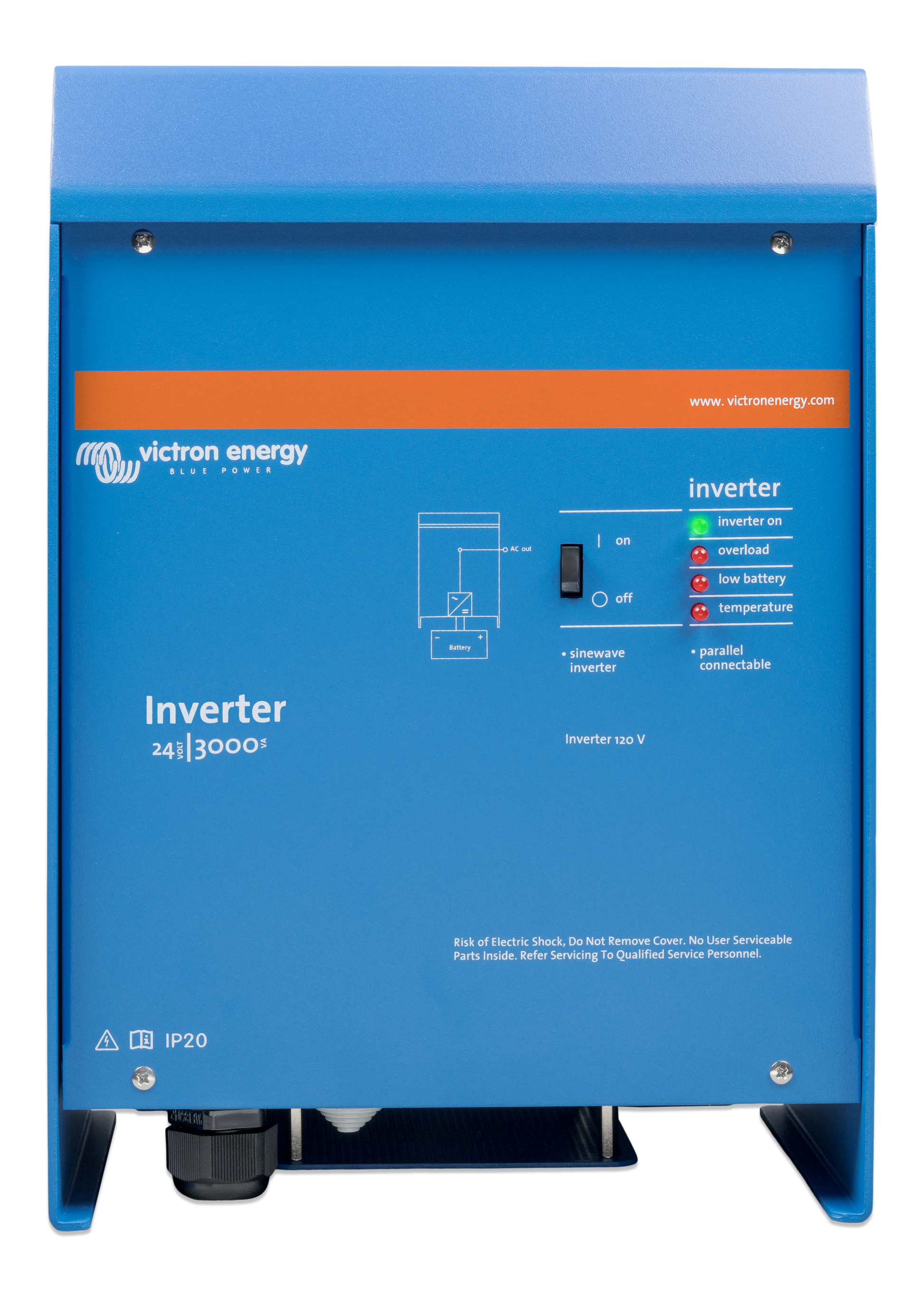 Victron Energy - Inverter 12/3000 & Inverter 24/3000 | 120VAC/60Hz Sinewave