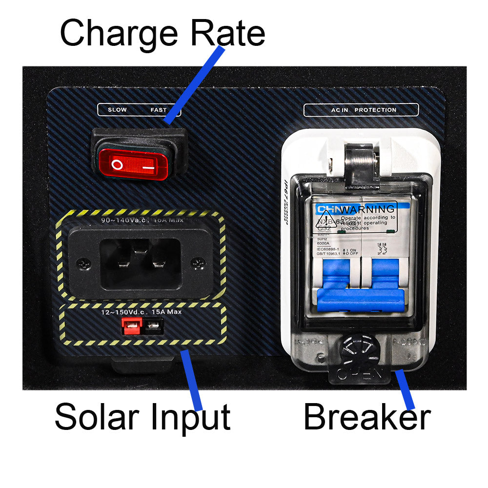 AIMS Power Portable Power Station 3.1kWh, 3600W Inverter - view 7