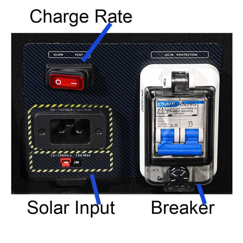 AIMS Power Portable Power Station 3.1kWh, 3600W Inverter - view 7