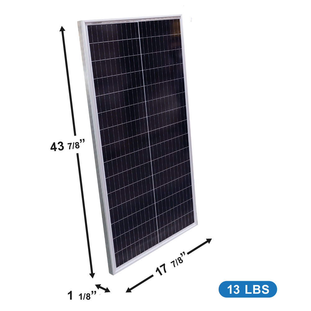 AIMS Power Lynx Kit: 100W Slim Solar, 1000W Inverter, 1.28kWh Battery - view 5