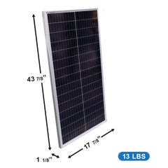 AIMS Power Lynx Kit: 100W Slim Solar, 1000W Inverter, 1.28kWh Battery - view 5