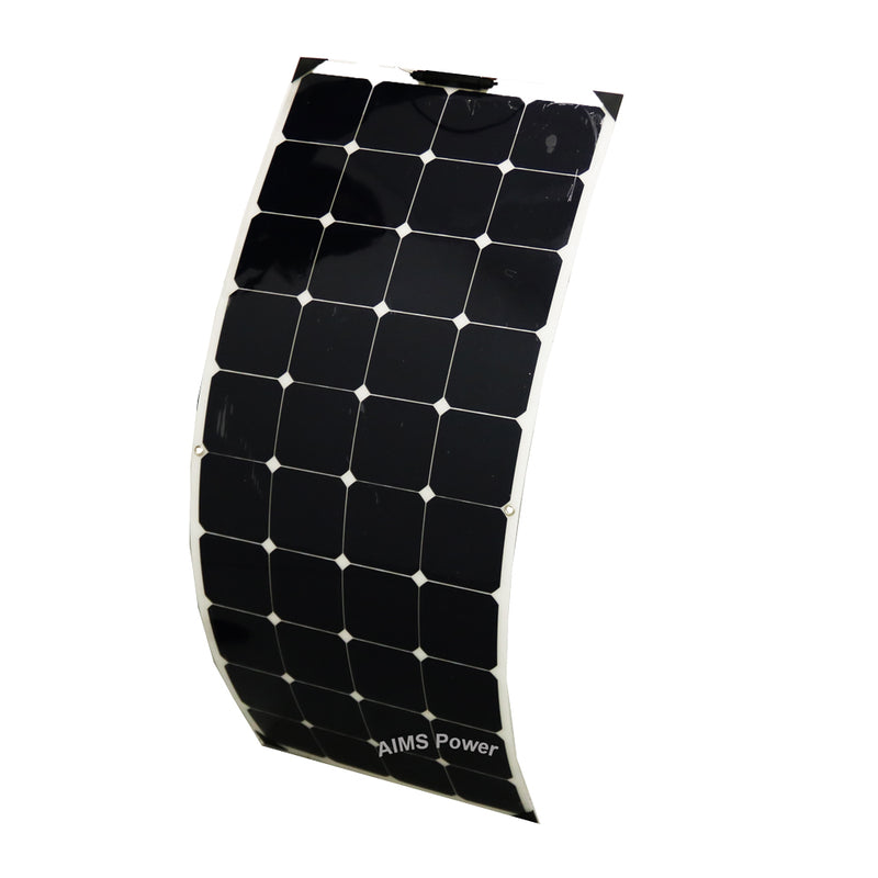 AIMS Power 130W Flexible Slim Monocrystalline Solar Panel - view 5