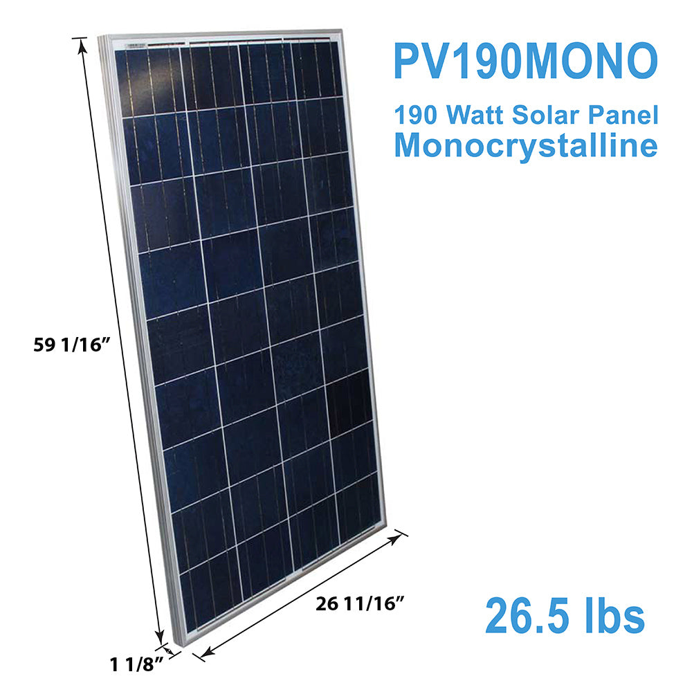 AIMS Power Badger Kit: 120W Solar, 2000W Inverter, 2.88kWh Battery - view 2
