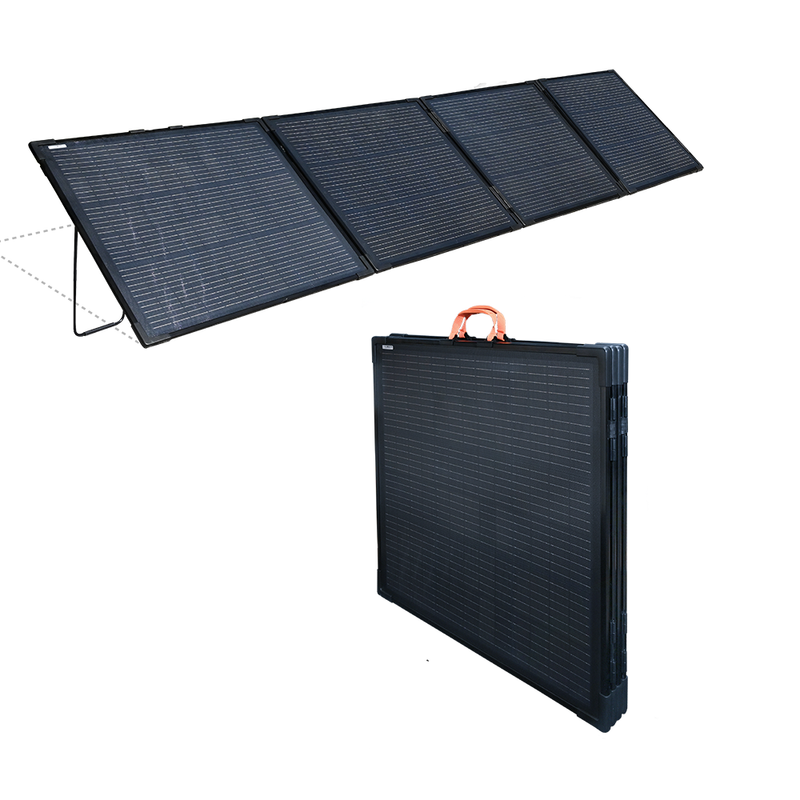 AIMS Power 360W Portable Folding Solar Panel with Carry Case