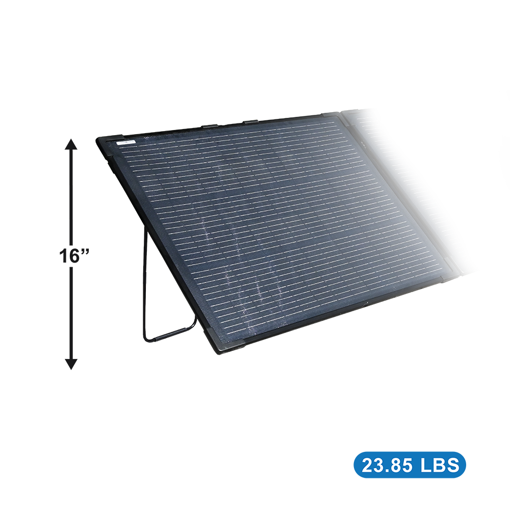 AIMS Power 360W Portable Folding Solar Panel with Carry Case - view 3