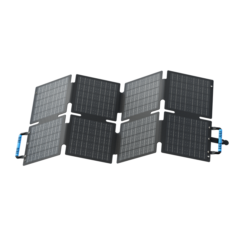 BLUETTI SORA 60 portable solar panel unfolded front view