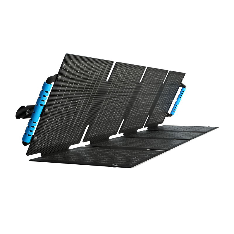 BLUETTI SORA 60 portable solar panel unfolded front view