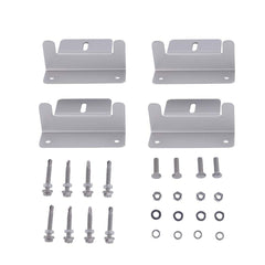 Solar Panel Z Bracket Mounting Kit 4 Piece Set – RVs, Boats, Vans