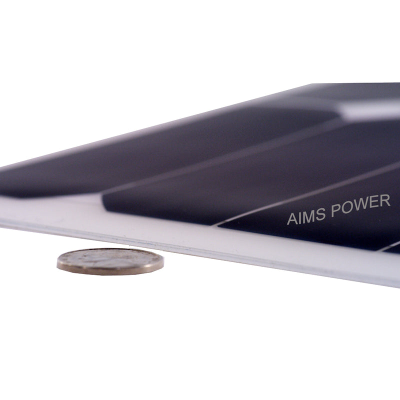 AIMS Power 230W Flexible Slim Monocrystalline Solar Panel - view 4