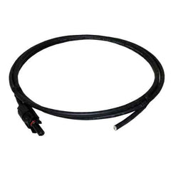 AIMS Power 10 AWG PV Wire, Male MC4 to Cut End, 50 ft
