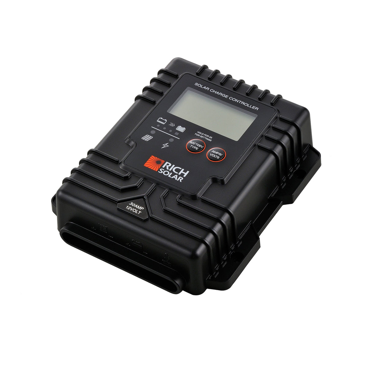 Rich Solar BRAVO Waterproof 30 30 Amp Waterproof PWM Solar Charge Controller
