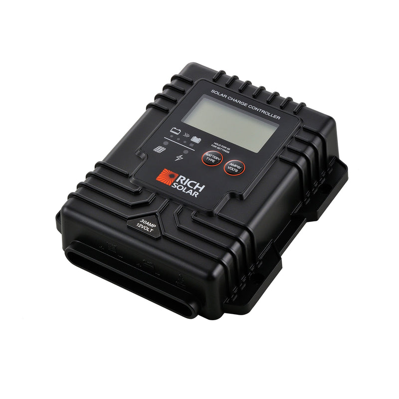 Rich Solar BRAVO Waterproof 30 30 Amp Waterproof PWM Solar Charge Controller