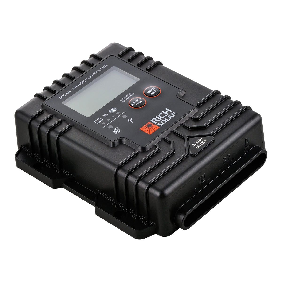 Rich Solar BRAVO Waterproof 30 30 Amp Waterproof PWM Solar Charge Controller