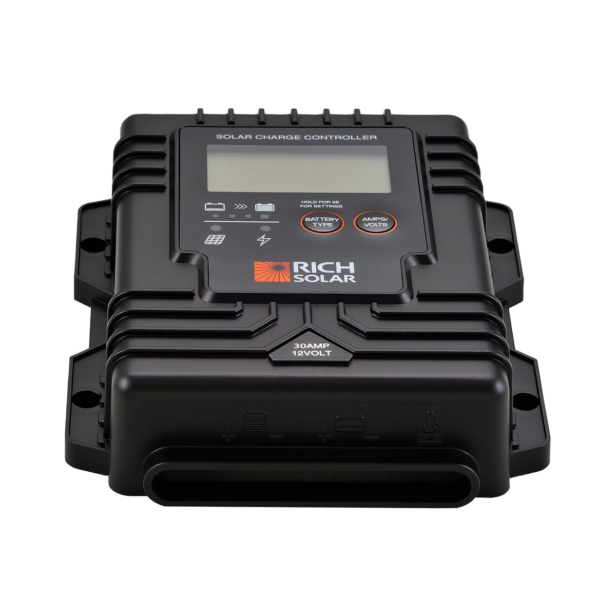 Rich Solar BRAVO Waterproof 30 30 Amp Waterproof PWM Solar Charge Controller
