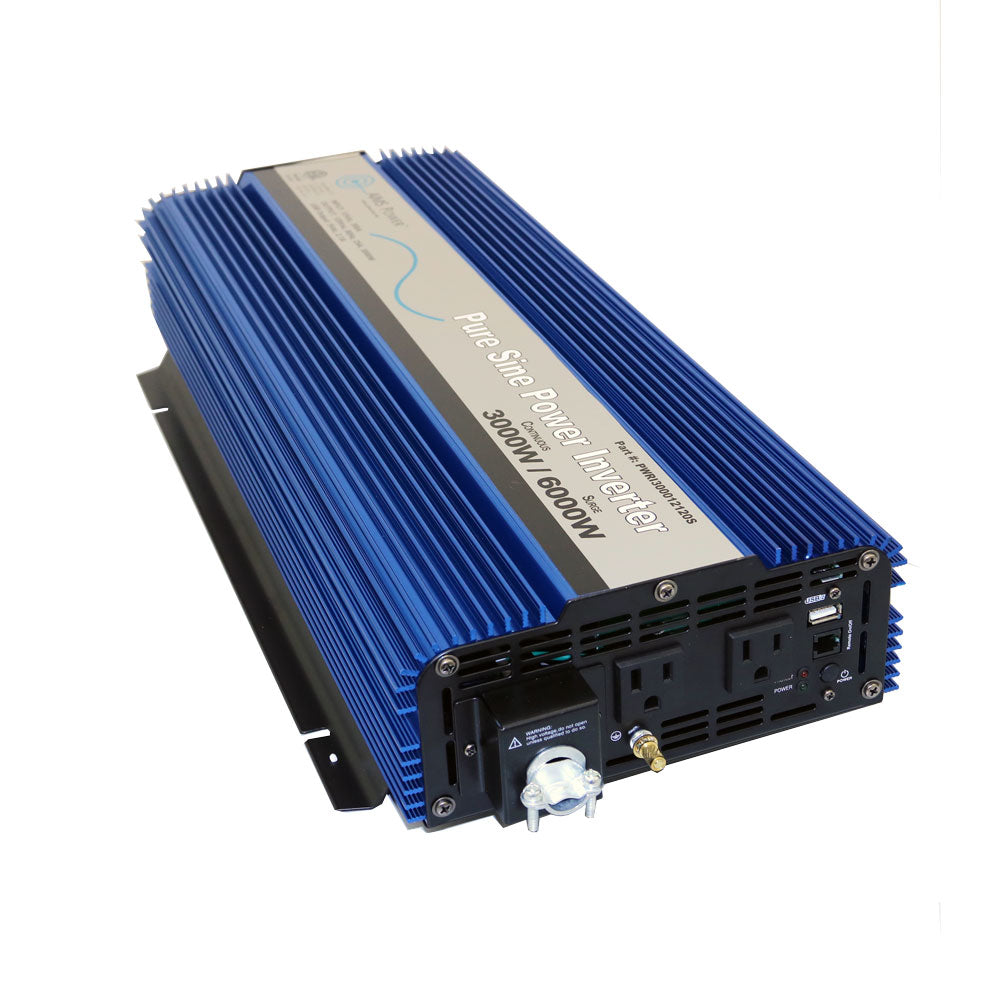 AIMS Power 3000W Pure Sine Inverter Kit with Remote, Fuse and Cables - view 9