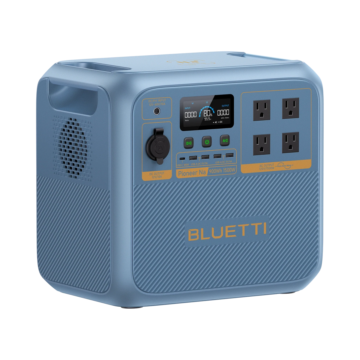 BLUETTI Pioneer Na sodium-ion portable power station front view
