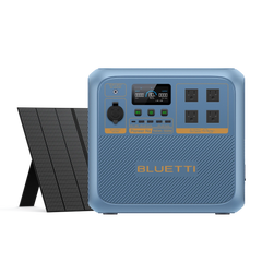 BLUETTI Pioneer Na power station with 350W solar panel