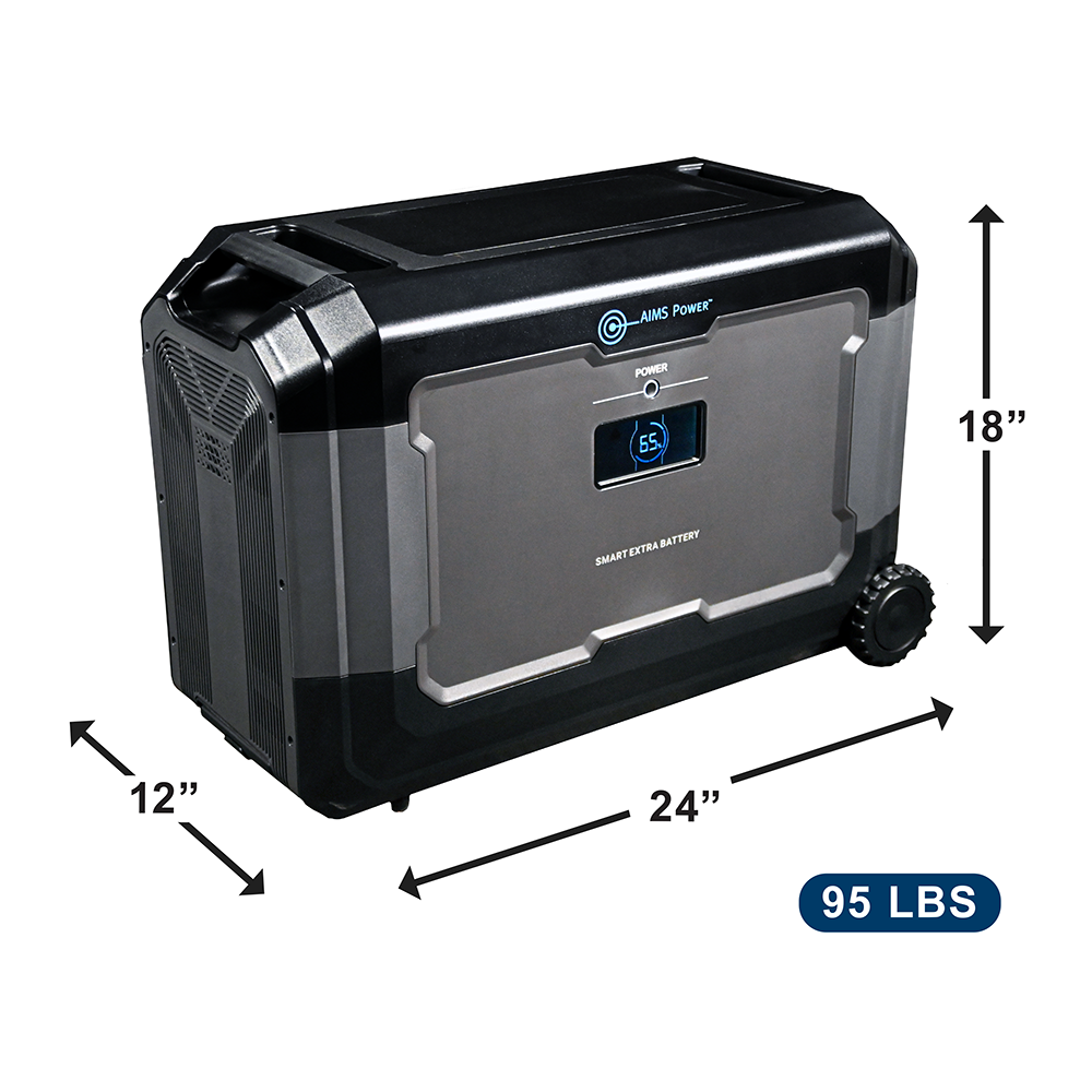 AIMS Power 5.04kWh Expansion Battery for AIO-5KWH4KW Power Station - view 2