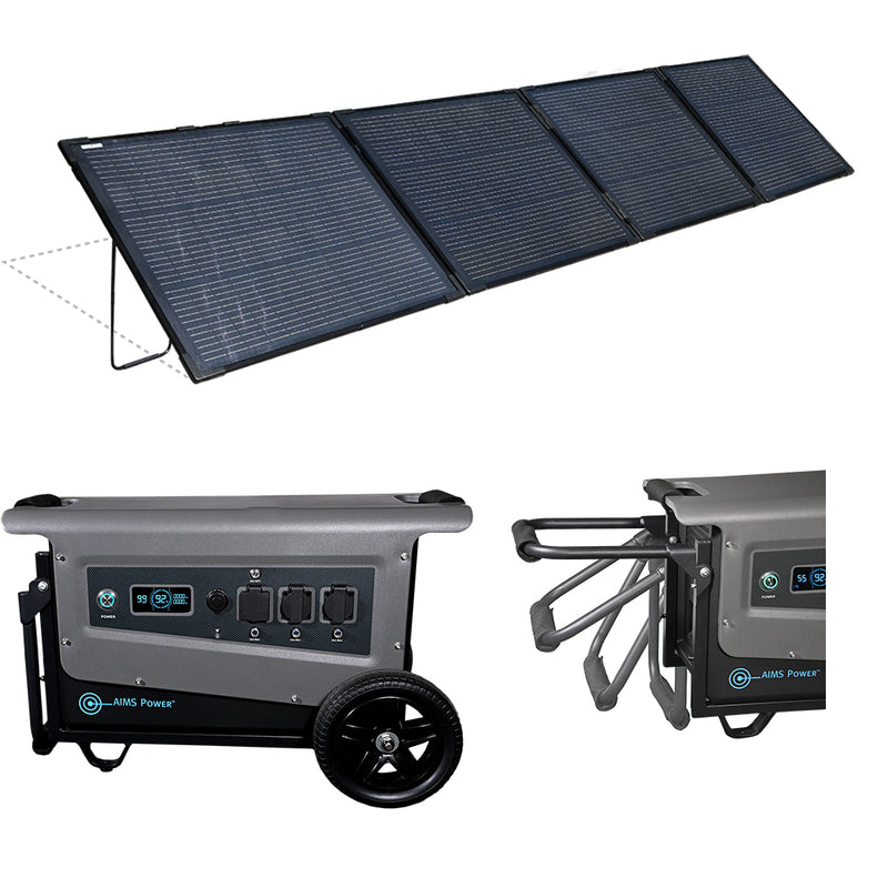 AIMS Power Portable Power Station 5.04kWh, 4000W Inverter