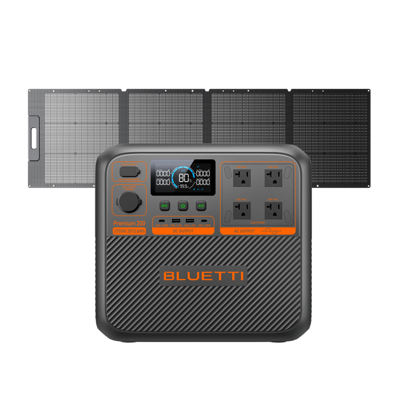 BLUETTI Premium 200 V2 portable power station front view