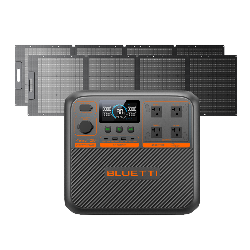 BLUETTI Premium 200 V2 portable power station front view