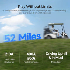 Renogy 48V 105Ah golf cart LiFePO4 battery