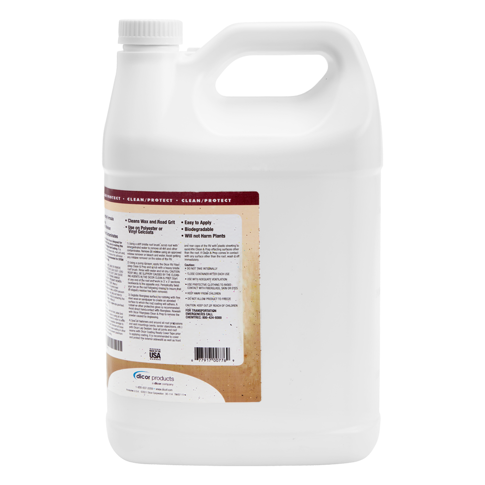 Dicor Fiberglass Clean & Prep, 1 Gallon - view 2