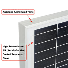 Rich Solar MEGA 200 PRO 200 Watt 24 Volt Solar Panel