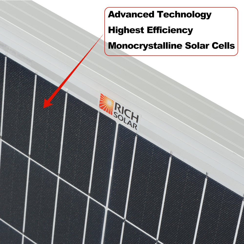 Rich Solar MEGA 200 PRO 200 Watt 24 Volt Solar Panel