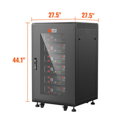Rich Solar Battery Server Rack for ALPHA 5 PRO 6-Slot Enclosed Battery Cabinet