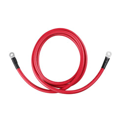 Renogy red and black inverter cables with 3/8 inch ring terminals