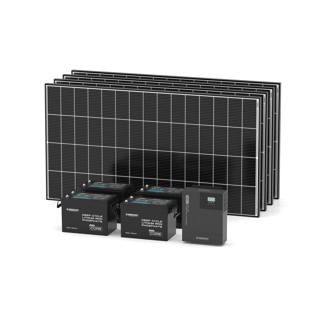 Renogy Cabin Solution off-grid solar kit with battery bank
