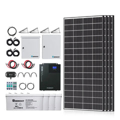 Renogy 1200W complete solar kit with 9.6kWh battery bank