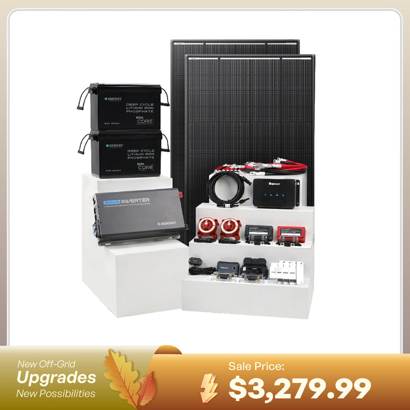 Renogy ShadowFlux N-Type RV solar solution kit