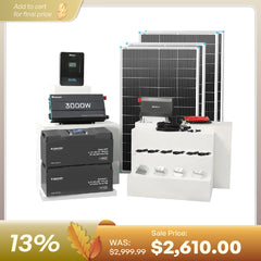 Renogy workshop solar solution kit with 5.12kWh battery
