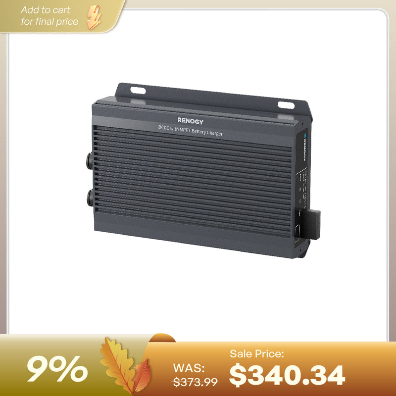 Renogy IP67 50A DC-DC battery charger with MPPT