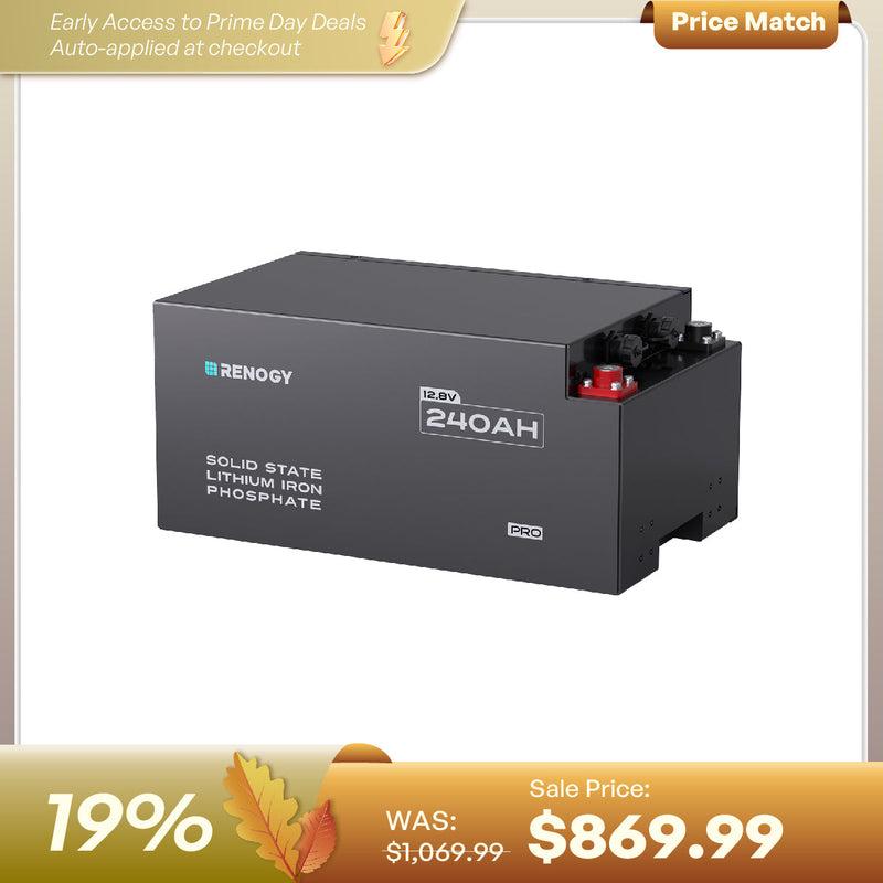 Renogy Pro S1 12V 240Ah LiFePO4 battery